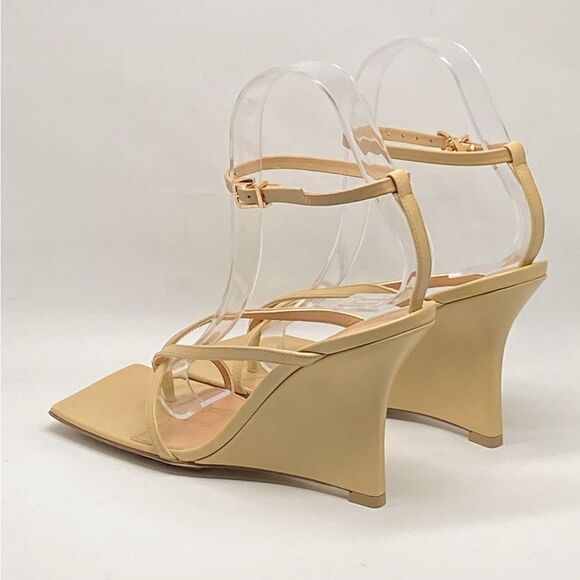 Bottega Veneta Stretch Ankle Strap Wedge Sandal size 36.5 - Picture 11 of 14